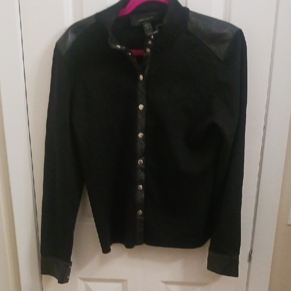 Cable & Gauge Black Bomber Jacket